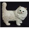 Image 1 : Hand painted standing white Beswick cat, marks to base, 13cm high