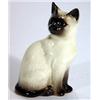 Image 1 : Hand painted seated Beswick Siamese cat, marks to base, 10cm high