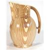 Image 1 : Beswick Art Deco woodgrain design jug, printed and impressed marks to base, 22cm high