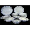 Image 1 : George Jones Crescent china part dinner service comprising graduated set of three meat plates, four 