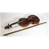 Image 1 : Old wooden violin and bow