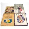 Image 1 : Two early Vogue magazines, Vanity Fair and Ideal Home magazine with Art Deco and Nouveau covers