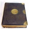 Image 1 : Victorian leather and brass cornered photo album and contents