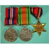 Image 1 : World War II and military medal group comprising War medal, Defence medal and Burma Star