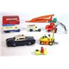 Image 1 : Selection of Corgi and Dinky toys including car transporter, double decker bus, hydraulic excavator,