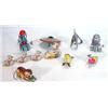 Image 1 : Selection of assorted clockwork tinplate toys including a robot, flying saucer, sealion, etc