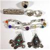 Image 1 : Bag of mixed assorted silver and white metal jewellery