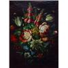 Image 1 : Oil onto canvas of still life flowers, 50cm x 35cm