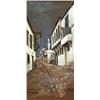 Image 1 : Gilt framed watercolour Salonique The Turkish Quarter, H Davey 1918, 24cm x 12cm