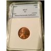 Image 1 : 1952-S Lincoln Cent NNC MS67 Red