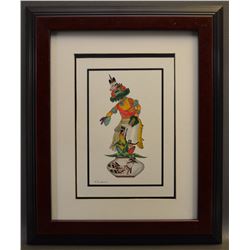 ORIGINAL HOPI PAINTING BY EDWARD SUMATZKUKU