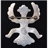 Image 2 : NAVAJO STERLING KNIFE WING PIN BY FRANCES JONES
