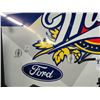 Image 2 : Ford Miller Lite Beer Car Hood Decor
