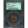 Image 1 : 1864 2C Small Motto PR65 Red and Brown PCGS.