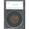Image 1 : 1867 2C PR64 Red and Brown PCGS.