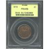 Image 1 : 1872 2C PR64 Red and Brown PCGS.