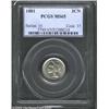 1881 3CN MS65 PCGS.