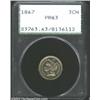 1867 3CN PR63 PCGS.
