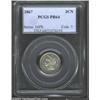 1867 3CN PR64 PCGS.