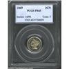 1869 3CN PR65 PCGS.