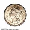 1876 3CN PR65 Deep Cameo PCGS.