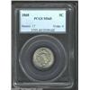 1868 5C MS65 PCGS.