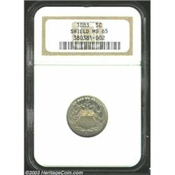 1883 5C MS65 NGC.