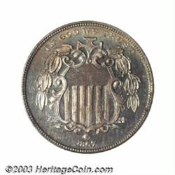 1867 5C No Rays PR66 NGC.