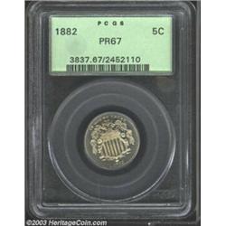 1882 5C PR67 PCGS.