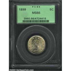 1899 5C MS66 PCGS.