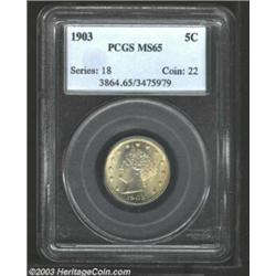 1903 5C MS65 PCGS.