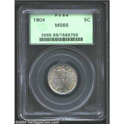 1904 5C MS66 PCGS.