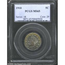 1910 5C MS65 PCGS.