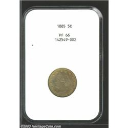 1885 5C PR66 NGC.