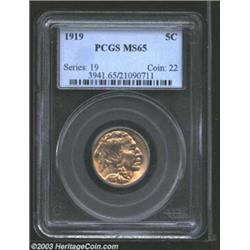 1919 5C MS65 PCGS.