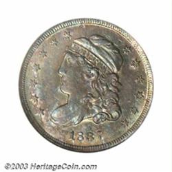 1837 H10C Large 5C MS63 NGC.