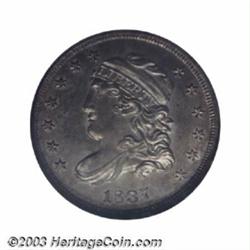 1837 H10C Large 5C MS65 NGC.