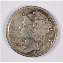 1921-D MERCURY DIME XF KEY DATE