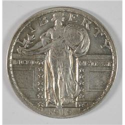 1919-D STANDING LIBERTY QUARTER, XF  KEY DATE