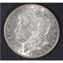 1888-S MORGAN SILVER DOLLAR, AU/BU