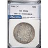 Image 1 : 1891-CC MORGAN SILVER DOLLAR, PCI  GEM  BU