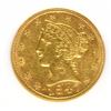 Image 2 : 1847-C $5.00 GOLD, PCI AU/UNC  LOW MINTAGE, HIGH DEMAND CHARLOTTE GOLD
