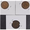 Image 2 : 3 INDIAN HEAD CENTS: 1862 & 1863 VG & 1875 NICK GOOD SEMI-KEY