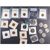 Image 2 : MIXED COLLECTOR LOT STAMPS & COINS