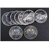 Image 1 : 9 CANADIAN SILVER PROOF LIKE DOLLARS