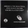 Image 4 : 2014 America the Beautiful 5 Oz. Silver Unc. Coin - Shenandoah National Park