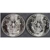 Image 2 : ( 2 )  GEM BU 1987 AMERICAN SILVER EAGLES  BETTER EARLY DATE