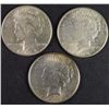 Image 1 : 3 PEACE DOLLARS 24-S, 25-S, 34