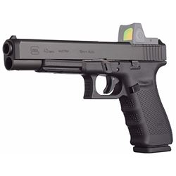 Glock PG4030101MOS G40 Gen 4 MOS DA 10mm 6" 10+1 AS Poly Grip/Frame Black