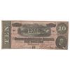 Image 1 : 1864 $10 The Confederate States of America Note